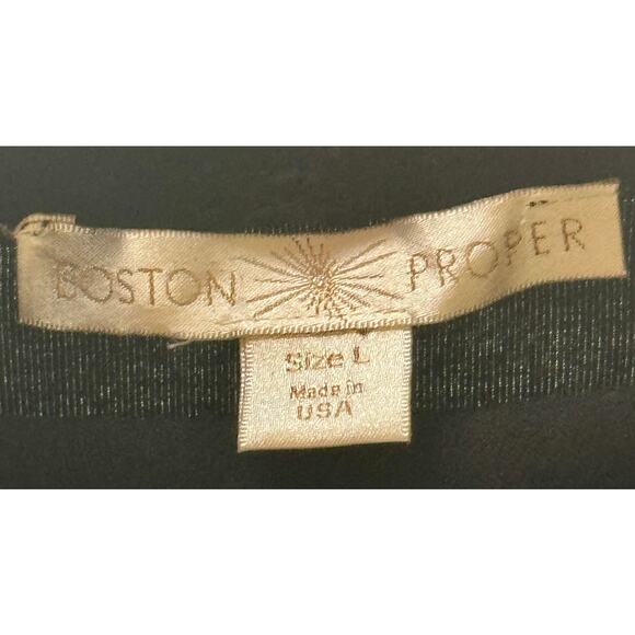 Boston Proper Black Ruched Long sleeve Turtleneck L - Picture 7 of 10